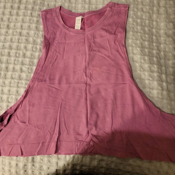 Avocado Go To Cropped Tank Pink NWOT - Picture 1 of 2